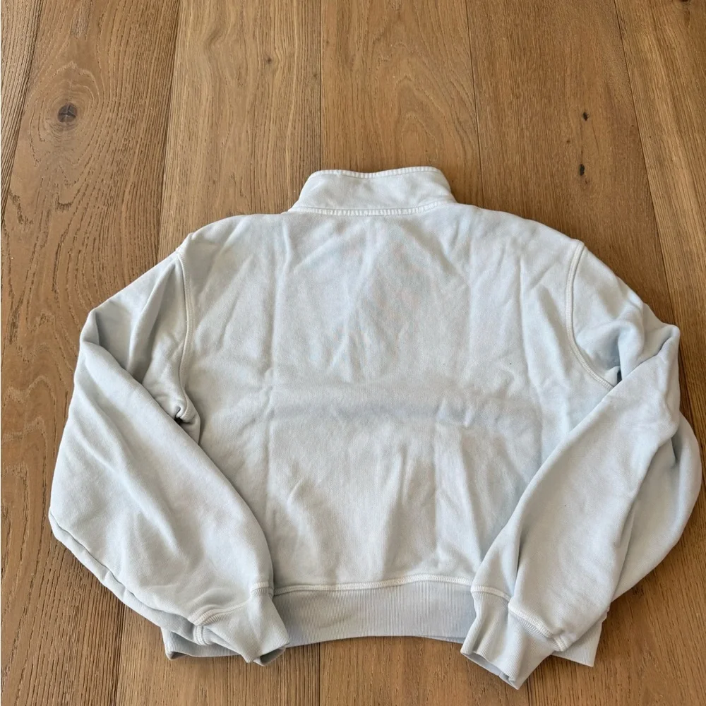 Skims Organic
Cotton Half Zip Pullover in opal M - Picture 7 of 8